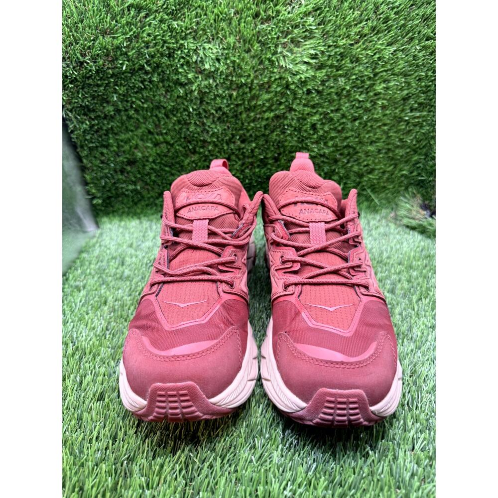 Hoka One One Anacapa Low GTX 1119373-CMHS Athletic Shoes Women's 8B Red Leather - Picture 2 of 10
